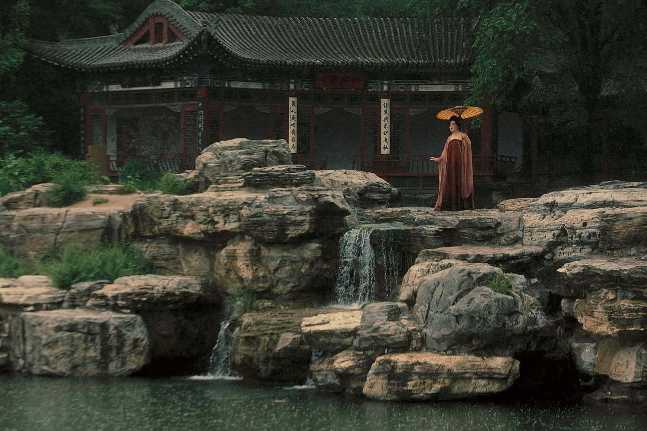 雨润晋祠（图ZNDA3NzcxOTY0） - 人像摄影 - 站酷设计师若寒Rock原创素材 - 站酷ZCOOL