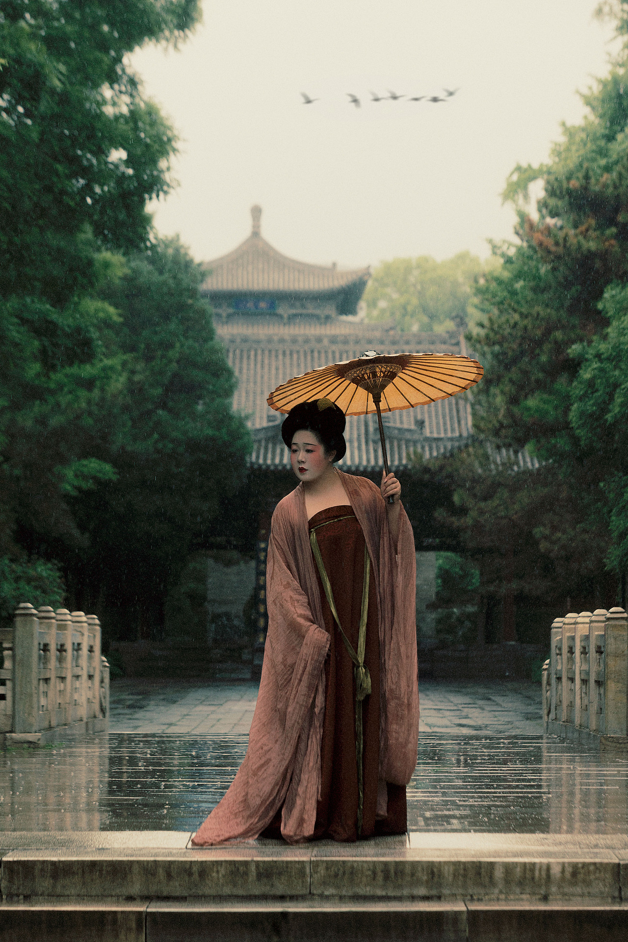 雨润晋祠（图ZNDA3NzcxOTA4） - 人像摄影 - 站酷设计师若寒Rock原创素材 - 站酷ZCOOL