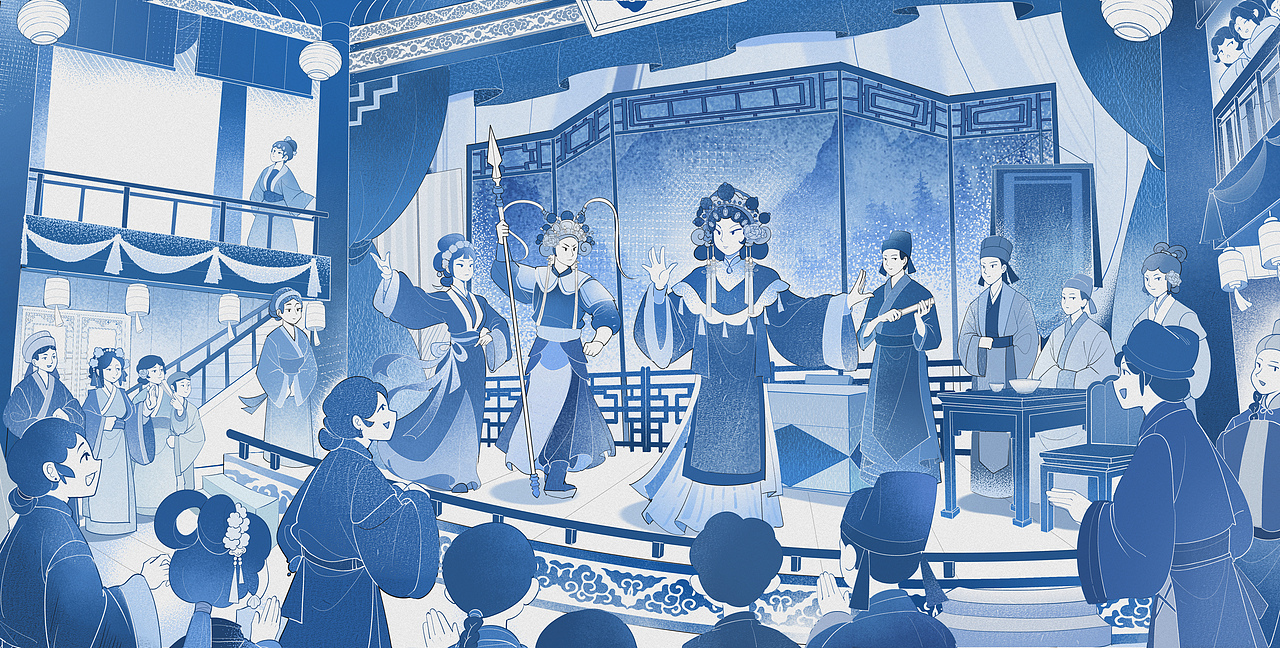 指导学生毕业设计《戏》（图ZNDA3NzgxNTMy） - 绘本 - 站酷设计师我的王国原创素材 - 站酷ZCOOL