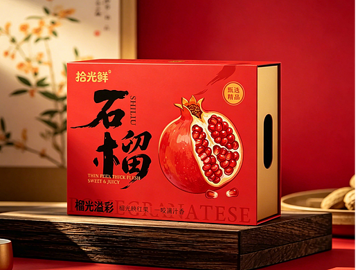 大红石榴包装