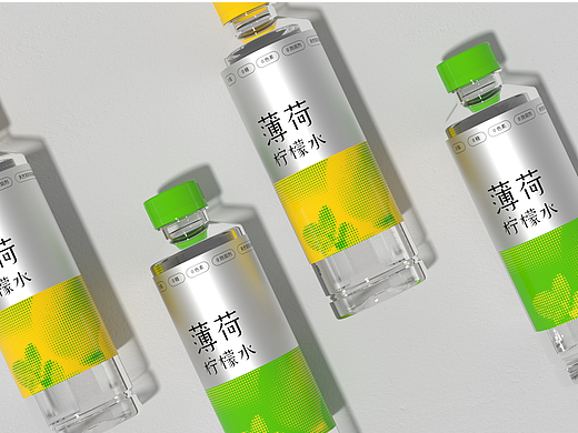 薄荷柠檬水包装设计