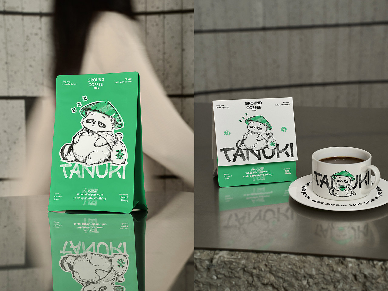 狸猫 | 抹茶咖啡馆品牌标识(图ZNDA3ODA0NjIw) - 包装 - 站酷设计师大叔Pro原创素材 - 站酷ZCOOL