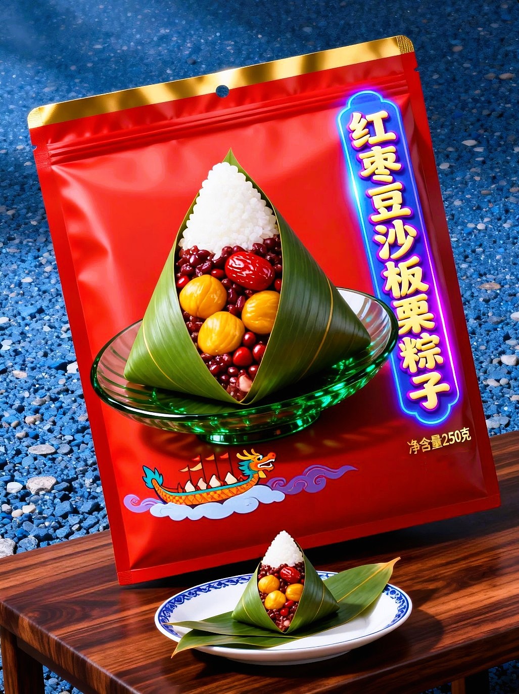 既梦AI设计创意红枣豆沙板栗粽子海报和包装设计AIGC（图ZNDA3ODQwMDk2） - 海报 - 站酷设计师风中的玫瑰耶原创素材 - 站酷ZCOOL