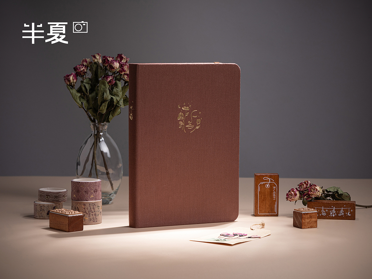 复古玫瑰系列笔记本拍摄|电商文创拍摄 文创品牌设计(图ZNDA3ODQ1OTk2) - 产品摄影 - 站酷设计师半夏摄影_桑迪原创素材 - 站酷ZCOOL