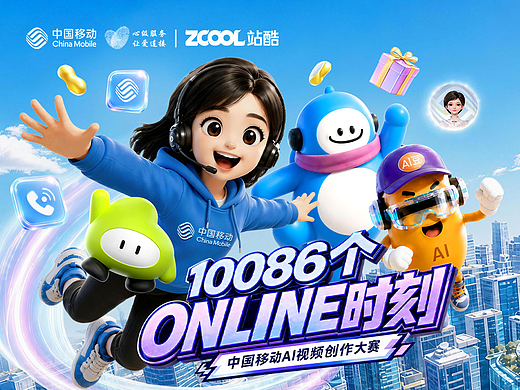 【中国移动X站酷】倒计时2天上线,40万奖金等你来拿!