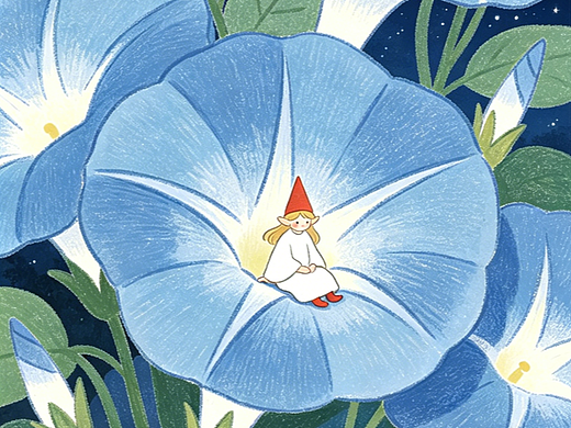 儿童插画 | 小精灵的花花世界