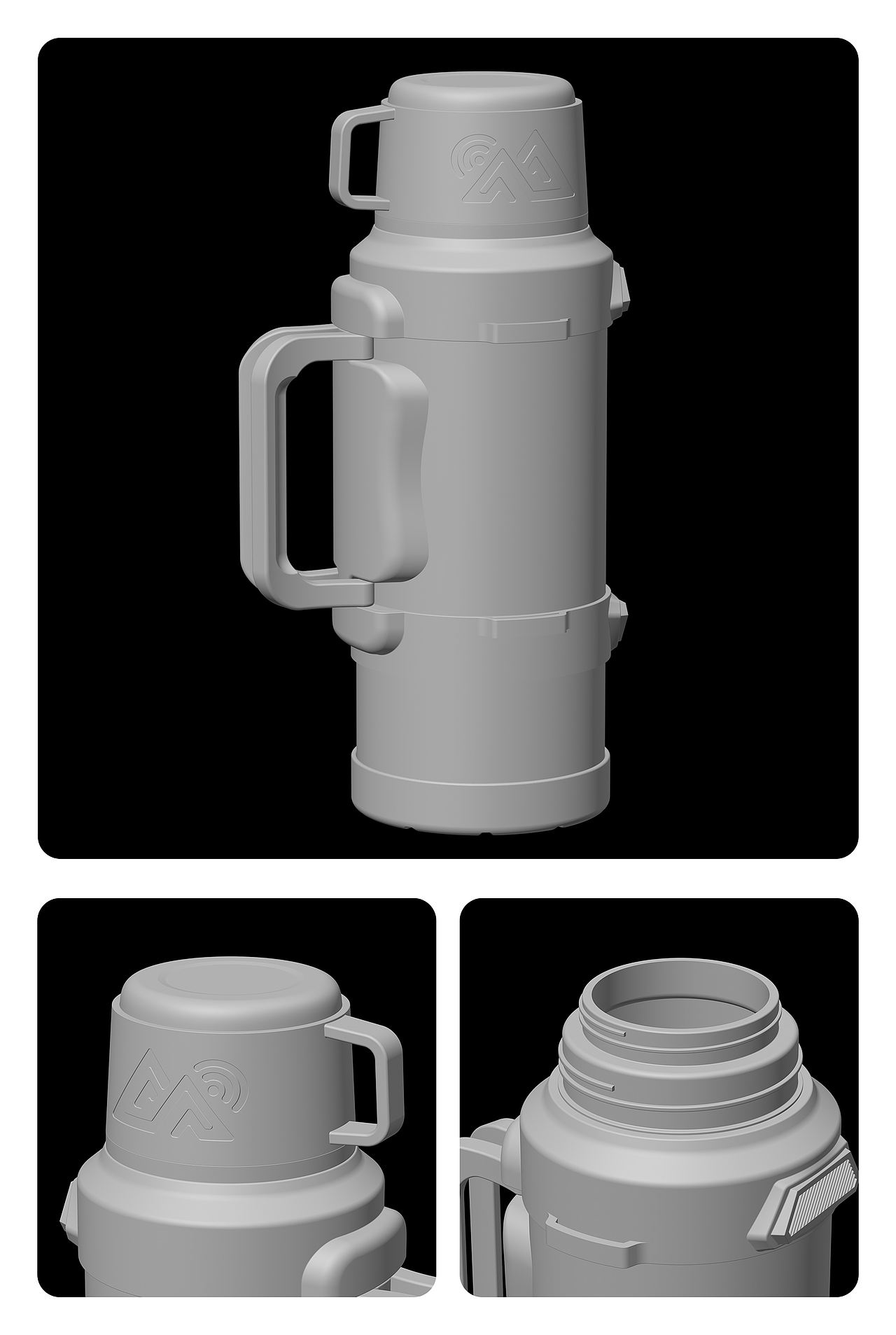 记录一下犀牛建模的作品（图ZNDA3ODYxNzM2） - 产品 - 站酷设计师胖恒恒原创素材 - 站酷ZCOOL
