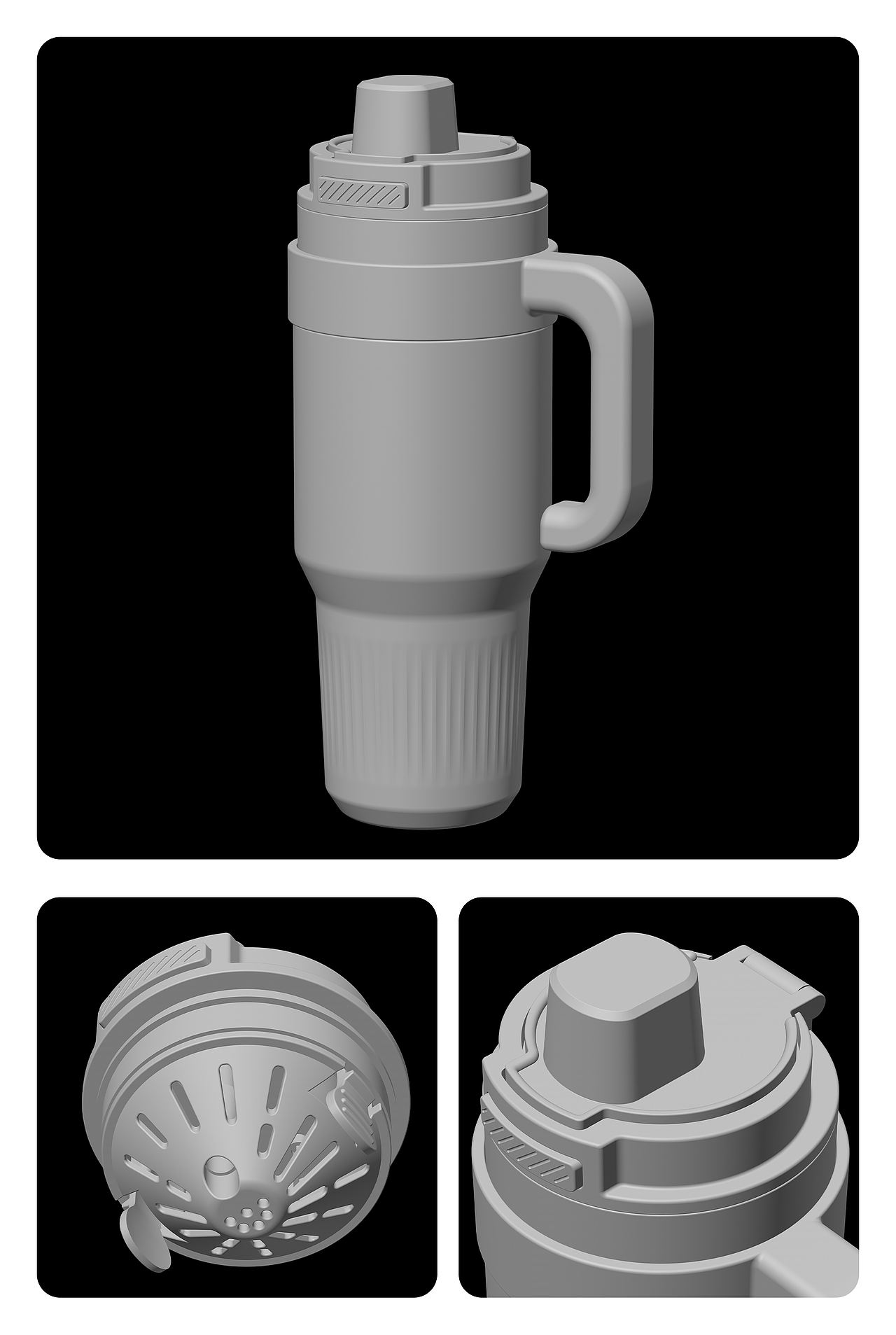 记录一下犀牛建模的作品（图ZNDA3ODYxNzQ4） - 产品 - 站酷设计师胖恒恒原创素材 - 站酷ZCOOL