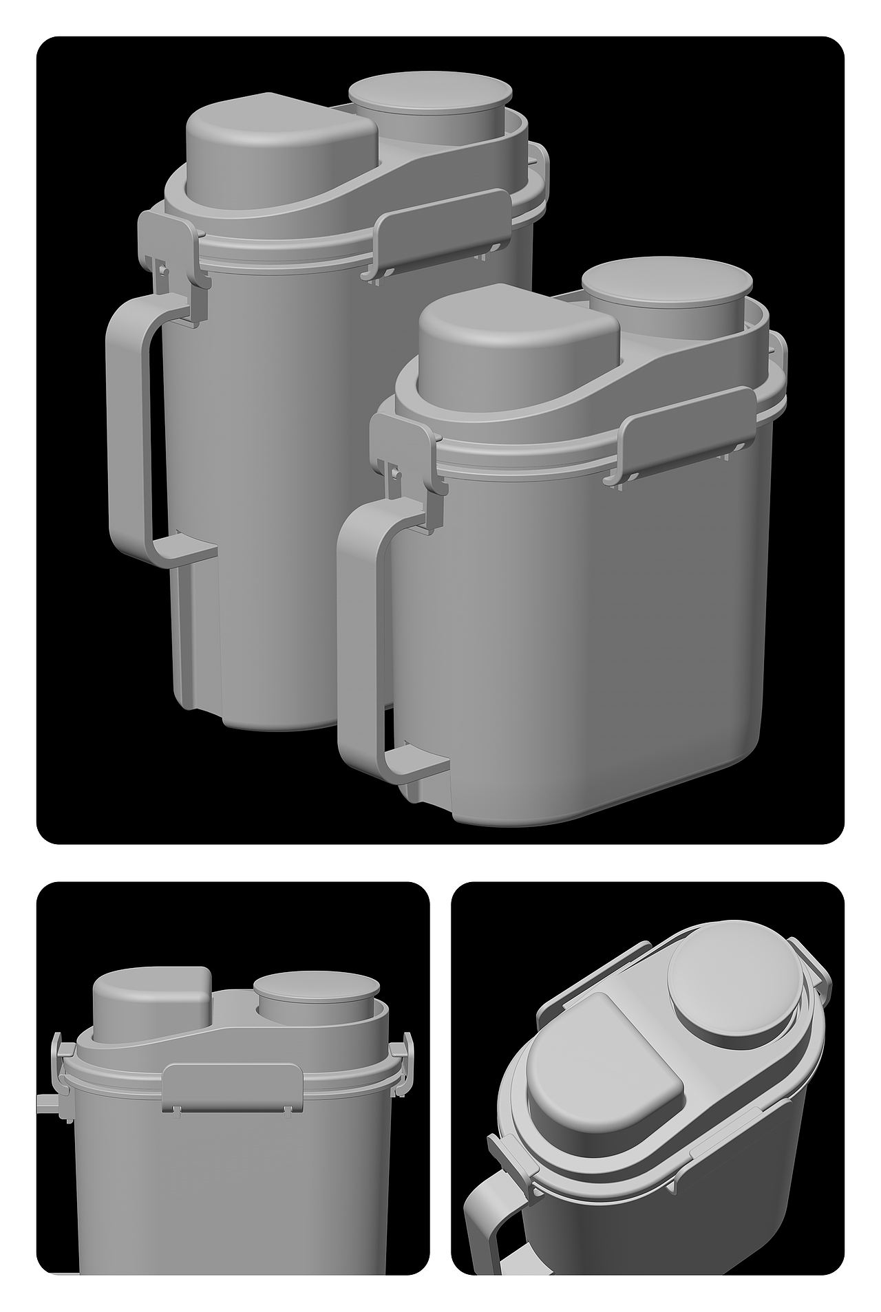记录一下犀牛建模的作品（图ZNDA3ODYxODQ4） - 产品 - 站酷设计师胖恒恒原创素材 - 站酷ZCOOL