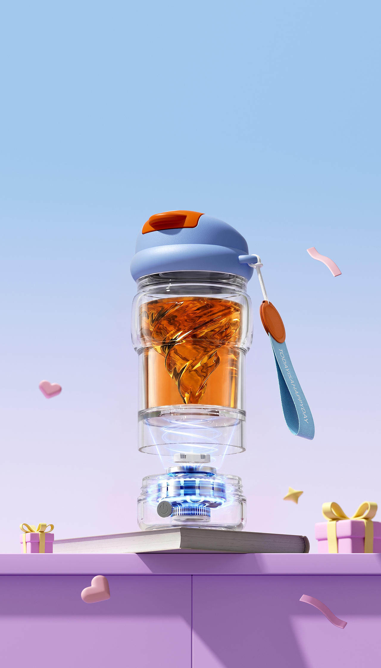 全套渲染详情展示——电动搅拌杯（图ZNDA3ODY2MDg4） - 产品 - 站酷设计师胖恒恒原创素材 - 站酷ZCOOL