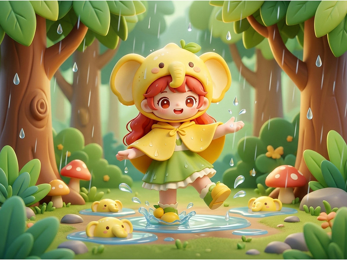 IP形象设计｜原创天真童趣的小女孩IP（图ZNDA3ODY2MzY0） - IP形象 - 站酷设计师南柠象原创素材 - 站酷ZCOOL
