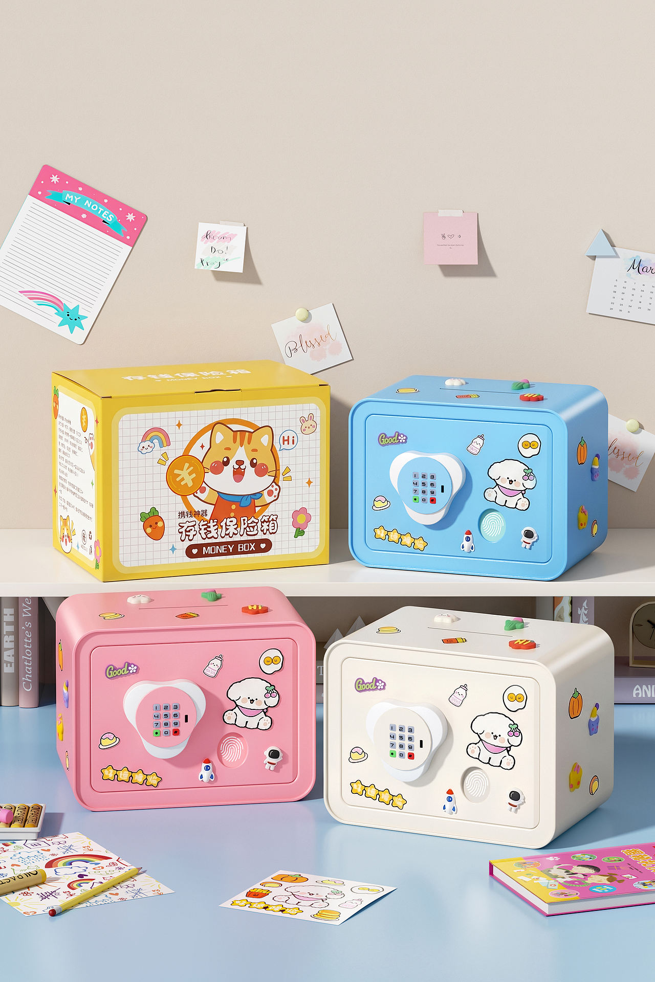 全套详情展示——指纹存钱罐、杂粮罐（图ZNDA3ODY2OTEy） - 产品 - 站酷设计师胖恒恒原创素材 - 站酷ZCOOL