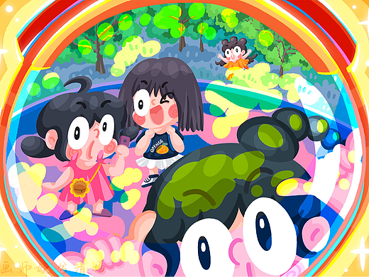 夏日插画