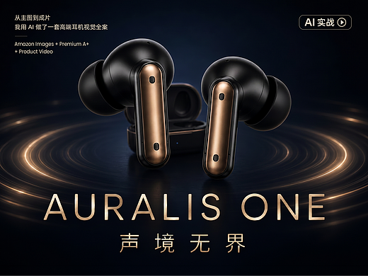 AURALIS ONE｜亚马逊主副图/高级A+分镜成片全案