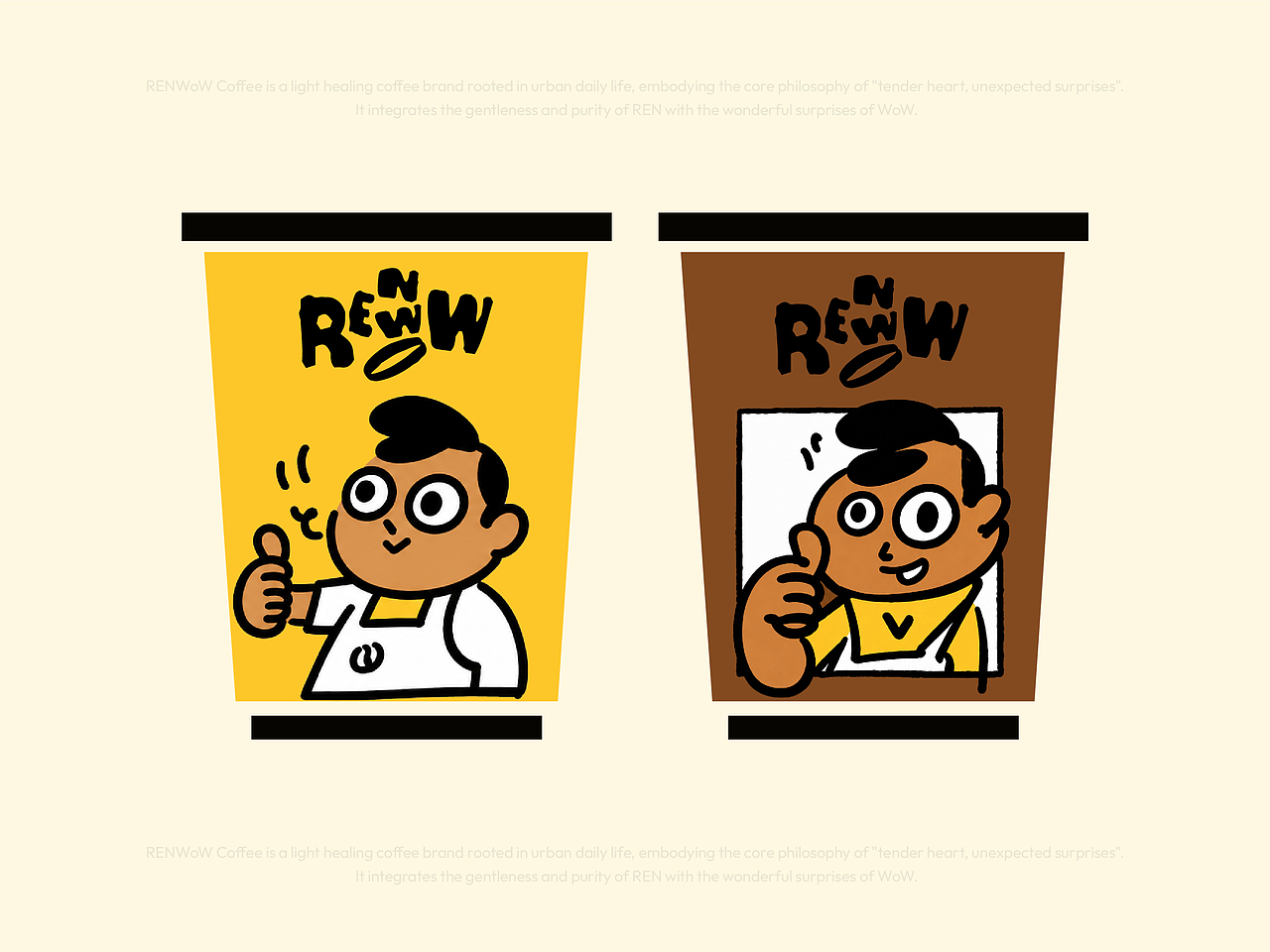 RENWoW 咖啡品牌设计(图ZNDA3ODkzMTIw) - 品牌 - 站酷设计师薯我醉发七哥原创素材 - 站酷ZCOOL