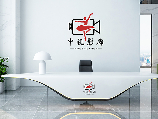 LOGO 舞蹈类 中视影廊·舞蹈艺术工作室 品牌宣传 logo
