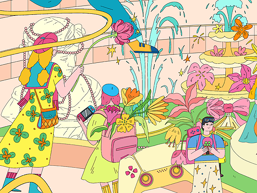 生活剧场:美好生活的插画长卷