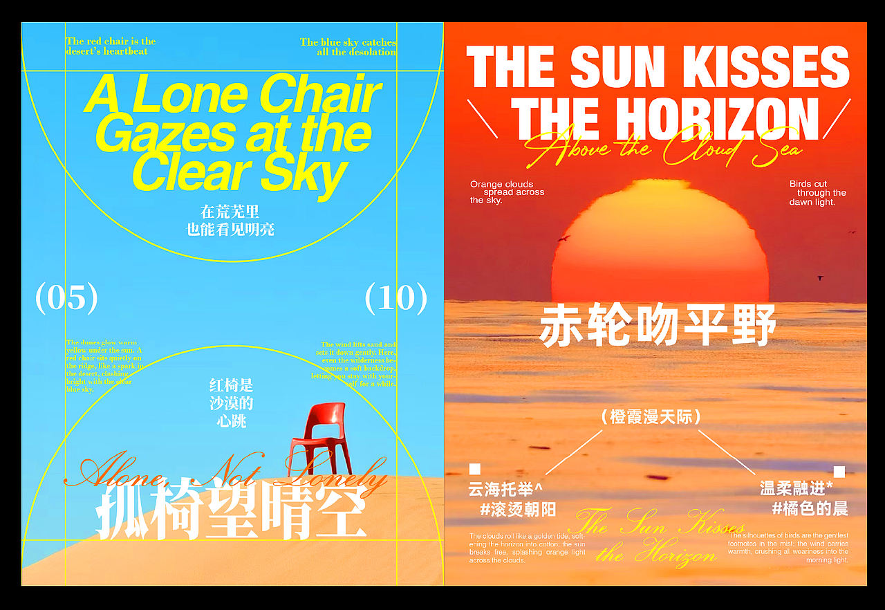 花式海报排版设计 | 风景海报 3（图ZNDA3OTEwOTg0） - 海报 - 站酷设计师範飯原创素材 - 站酷ZCOOL