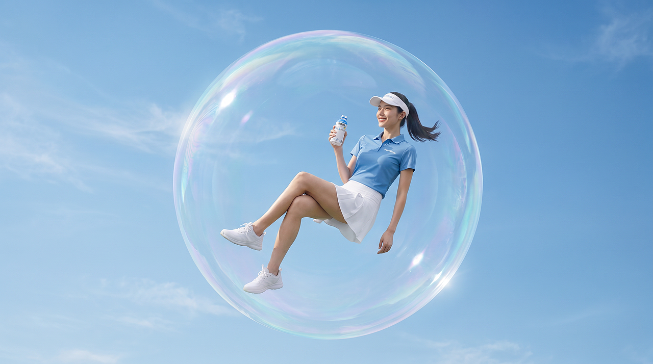 AI广告 | Puritime透明蛋白水 透明更畅快！（图ZNDA3OTE5NDEy） - 短片 - 站酷设计师好嘢设计原创素材 - 站酷ZCOOL
