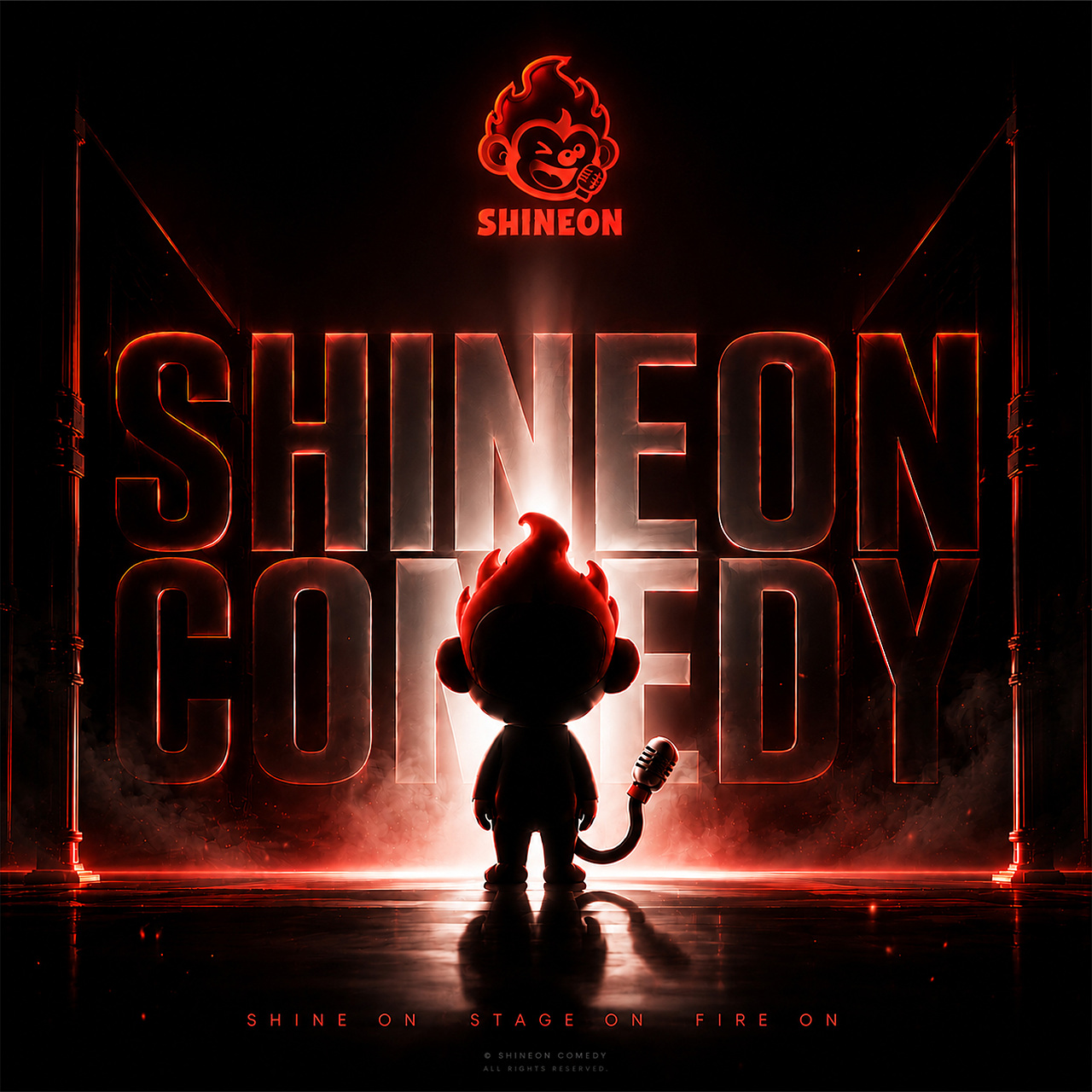品牌IP设计 | SHINEON响火喜剧品牌IP（图ZNDA3OTI2MjE2） - IP形象 - 站酷设计师成都有棵树原创素材 - 站酷ZCOOL