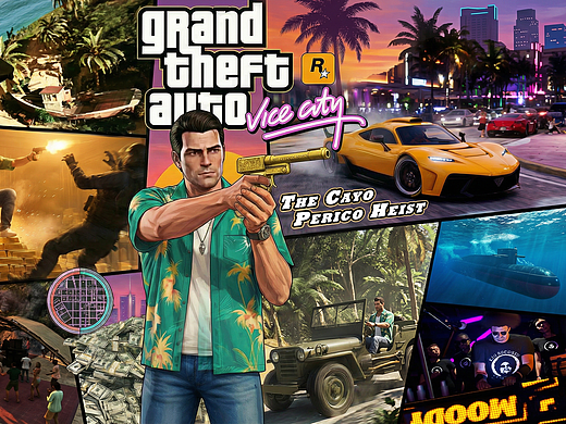 【AIGC幕后分享】《GTA Online》佩里科劫案创意PV