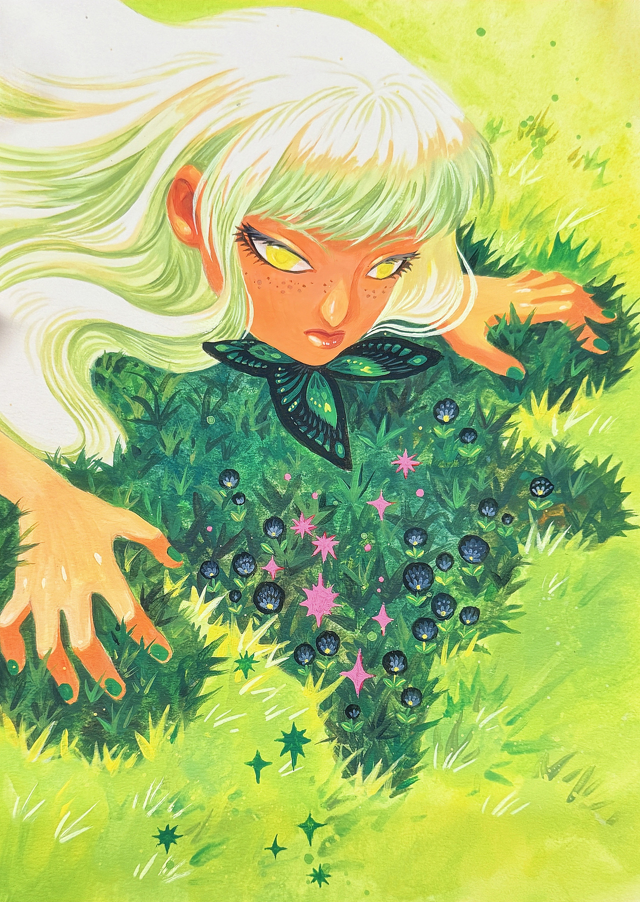 此间美术馆·摇摆（图ZNDA3OTM4NDY4） - 艺术插画 - 站酷设计师敝箒原创素材 - 站酷ZCOOL