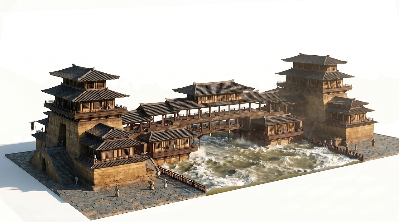 廊桥单体建筑设计（图ZNDA3OTU5MjEy） - 其他影视 - 站酷设计师徐钦xuqin原创素材 - 站酷ZCOOL