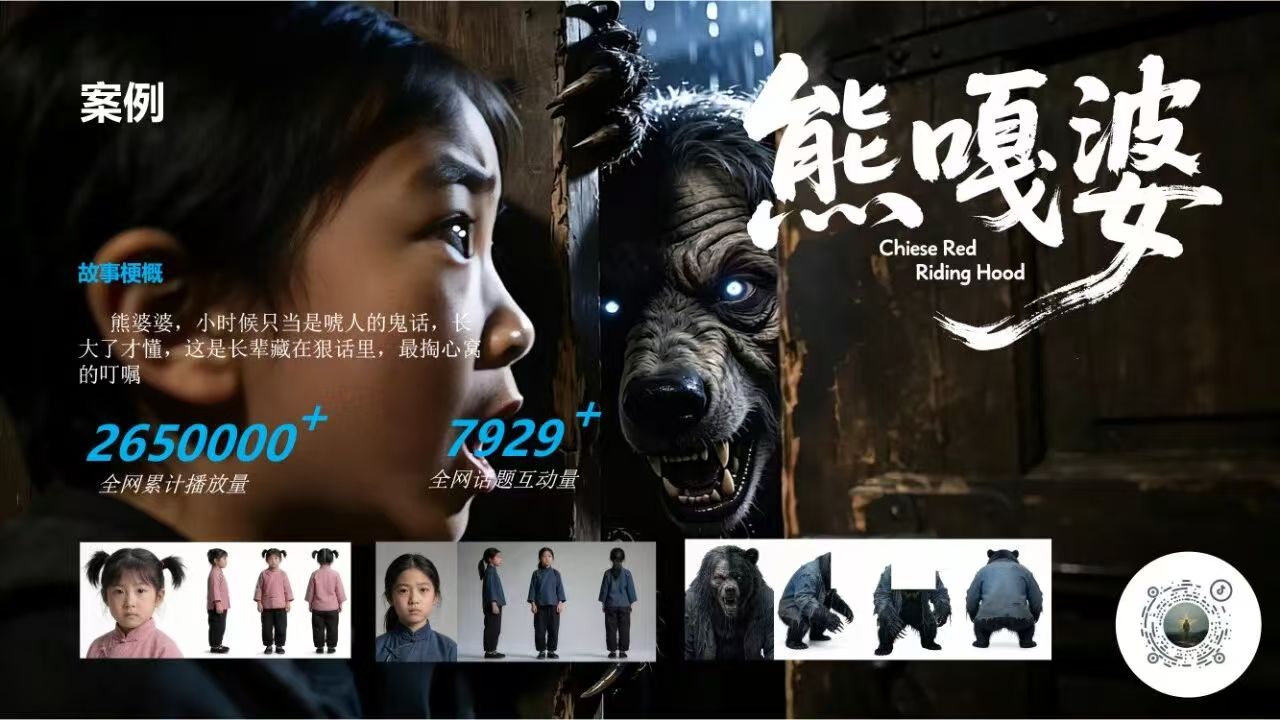 学员专访：陆时衍｜借力 AIGC 改编民间恐怖传说《熊嘎婆》，单支短片突破270万播放（图ZMTU2NTI2NDQ=） - 教程 - 站酷设计师火伴AIGC原创素材 - 站酷ZCOOL