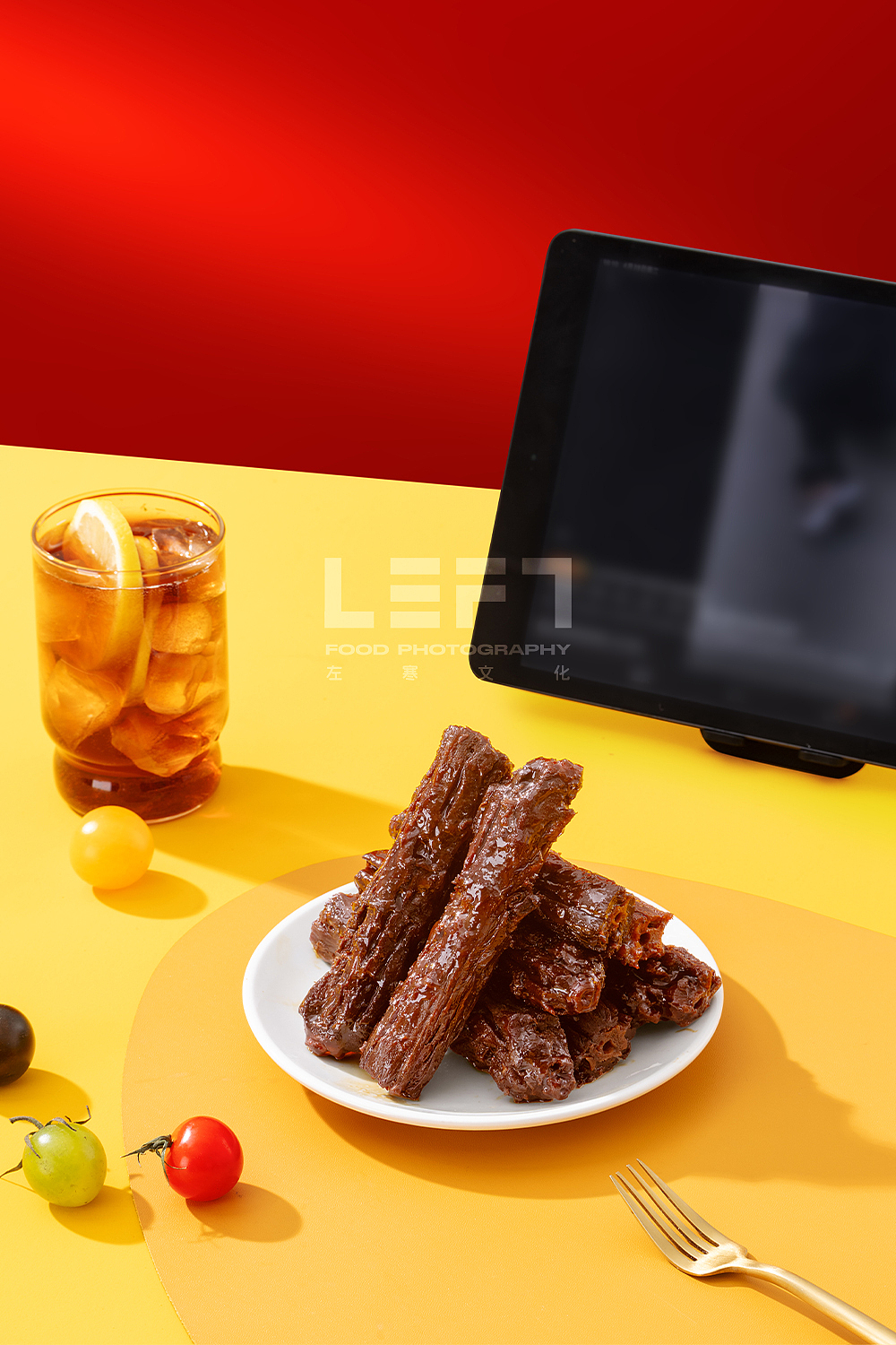 辣皮皮× LeftStudio｜琥珀鸭脖（图ZNDA3OTc0OTky） - 美食摄影 - 站酷设计师LeftStudio原创素材 - 站酷ZCOOL