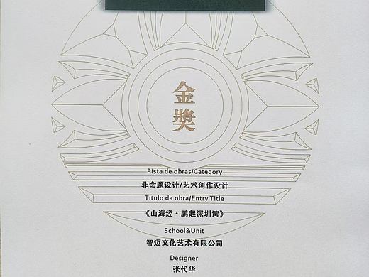 我的插画《山海经城市志》深圳鲲鹏澳门设计金奖