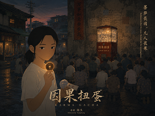 AIGC原创短片《因果扭蛋》｜非现实帧第三集