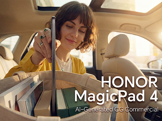 AI+CG｜ HONOR MagicPad 4故事短片