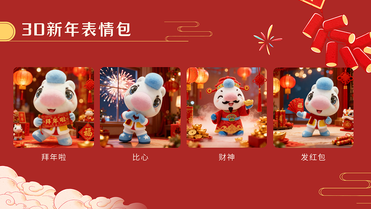 HELLO KOMA 新年图库 | 萌力迎新・万象更新(图ZNDA4MDgwMDU2) - 商业插画 - 站酷设计师WEIZIFU原创素材 - 站酷ZCOOL