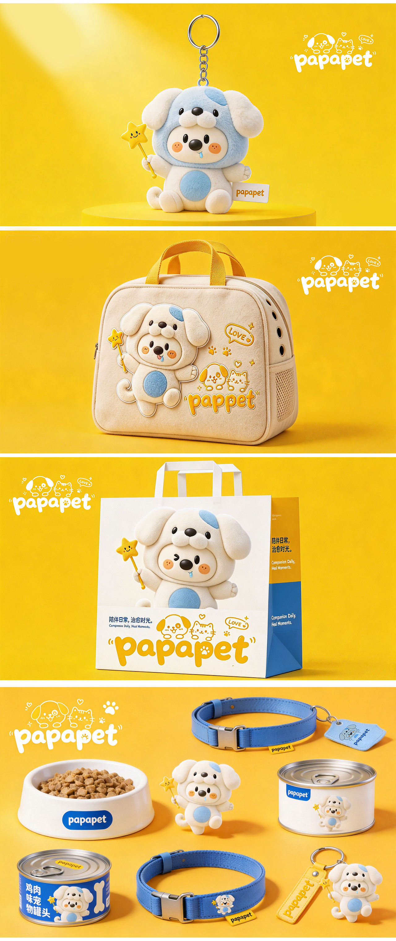 papapet萌宠品牌ip来啦（图ZNDA4MDg2ODMy） - IP形象 - 站酷设计师画画梦想家欣hf原创素材 - 站酷ZCOOL