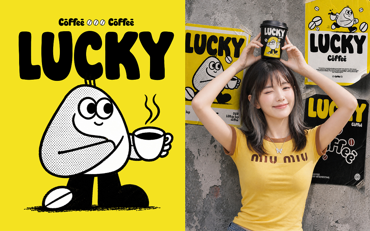 一杯好运,轻松起飞 | LUCKY COFFEE 咖啡品牌设计(图ZNDA4MDk2MDg0) - 品牌 - 站酷设计师ketty仪原创素材 - 站酷ZCOOL