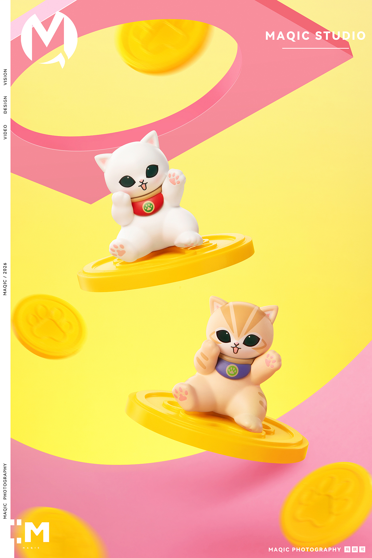 「猫福珊迪」招福喵系列颗粒盲盒——潮玩盲盒摄影（图ZNDA4MTQwMjY4） - 产品摄影 - 站酷设计师玛琪可摄影原创素材 - 站酷ZCOOL
