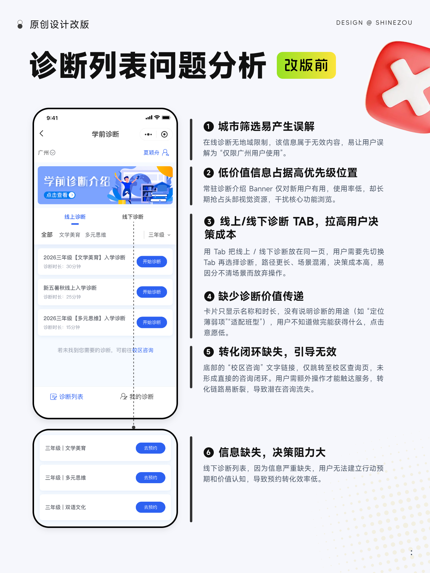 界面改版 | 如何改版更有效（入学诊断篇）（图ZMTU2NTkwOTY=） - 教程 - 站酷设计师ShineZou原创素材 - 站酷ZCOOL