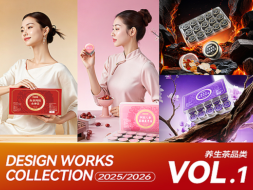 2025-2026 作品集 VOL1 | 养生茶类详情分享
