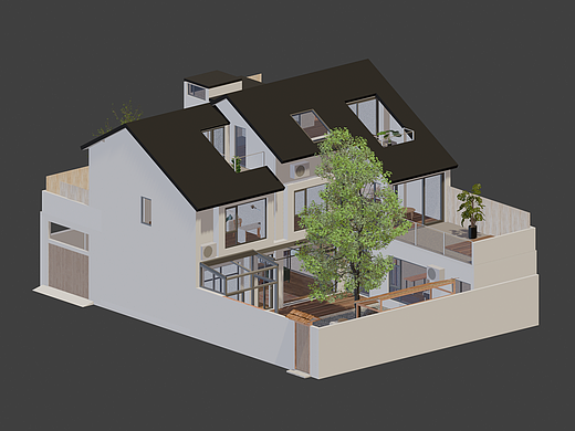 blender自建房设计4