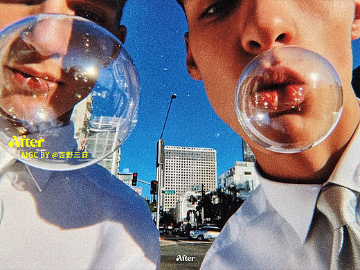 90s复古街头 ₊˚☁︎ ⊹꙳ 都市气泡狂想