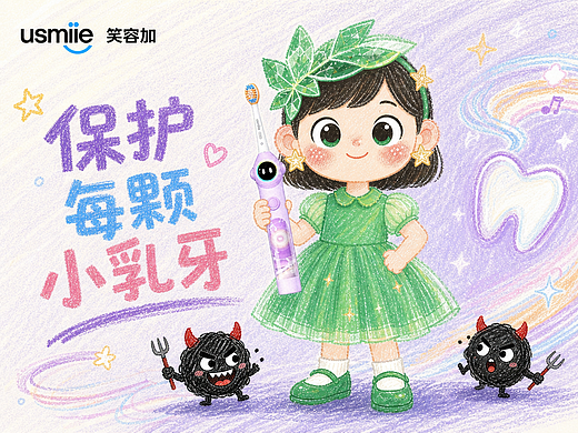 让宝贝爱上刷牙