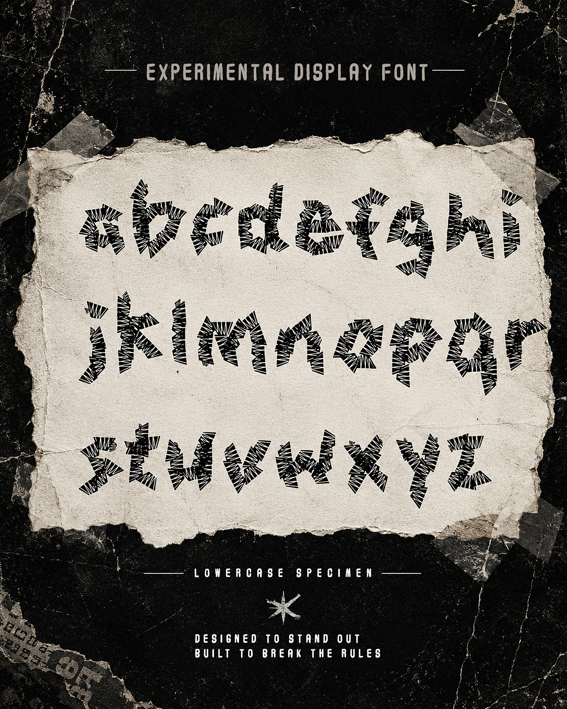 免费商用英文字体：XC Rough Cut（图ZNDA4MTUyMzg4） - 字体/字形 - 站酷设计师手写的小城原创素材 - 站酷ZCOOL