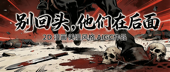 AIGC【2D 漫】国风悬疑｜别回头.他们在后面.视觉设计（图ZNDA4MTY0MjM2） - AI作品 - 站酷设计师钰欣1原创素材 - 站酷ZCOOL