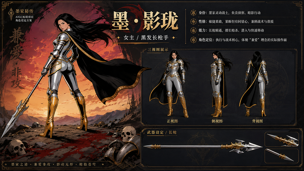 AIGC2D美漫《雁门·归魂》方案展示（图ZNDA4MTc0MTMy） - AI作品 - 站酷设计师m0NESYy原创素材 - 站酷ZCOOL