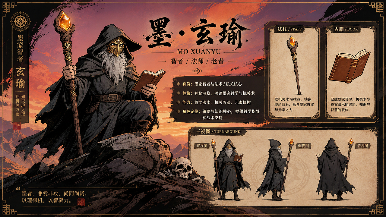 AIGC2D美漫《雁门·归魂》方案展示（图ZNDA4MTc0MTM2） - AI作品 - 站酷设计师m0NESYy原创素材 - 站酷ZCOOL