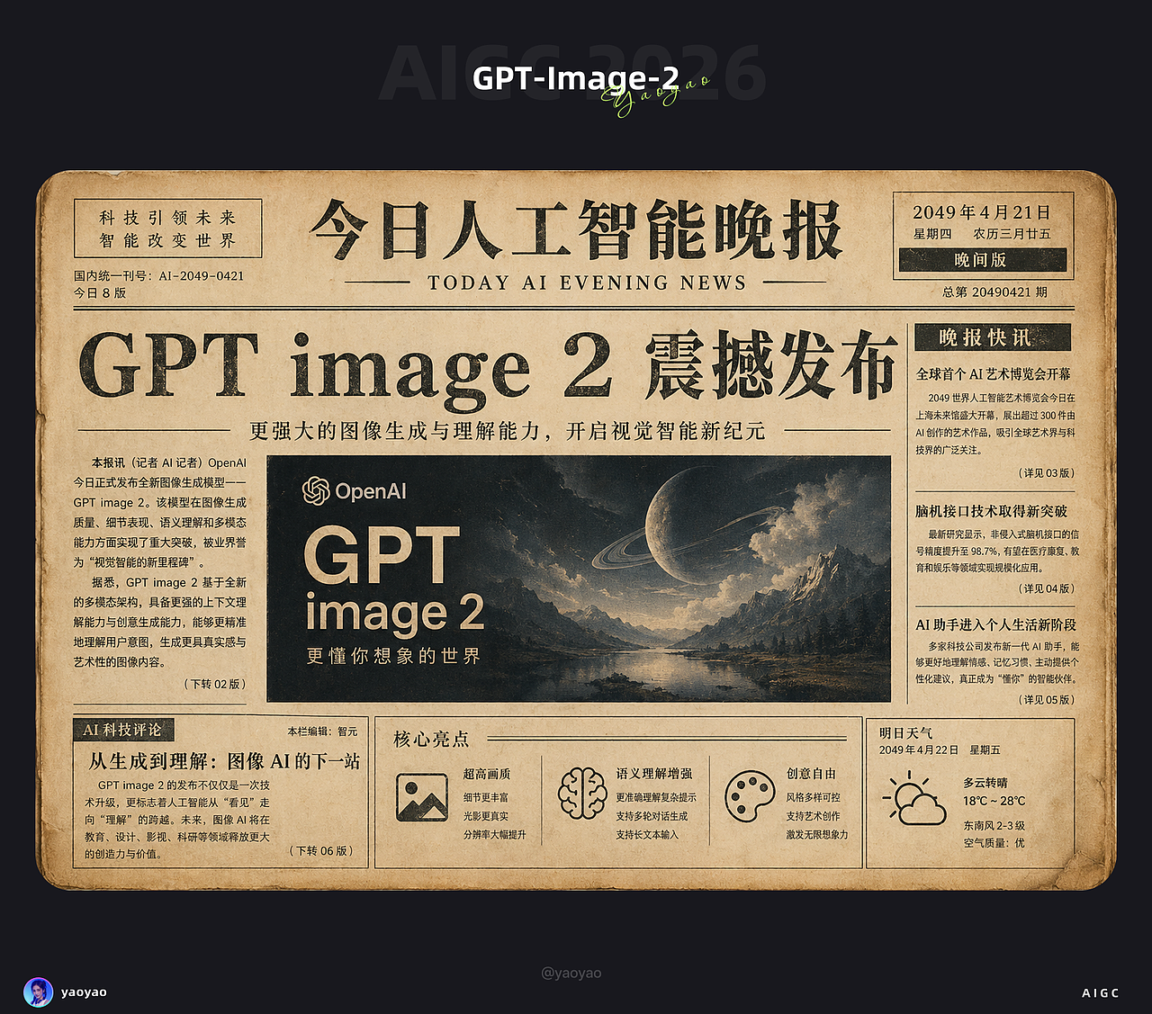 GPT-Image-2 玩法大全及提示词使用(图ZNDA4MTkwODE2) - AI作品 - 站酷设计师yaoyao设计师原创素材 - 站酷ZCOOL