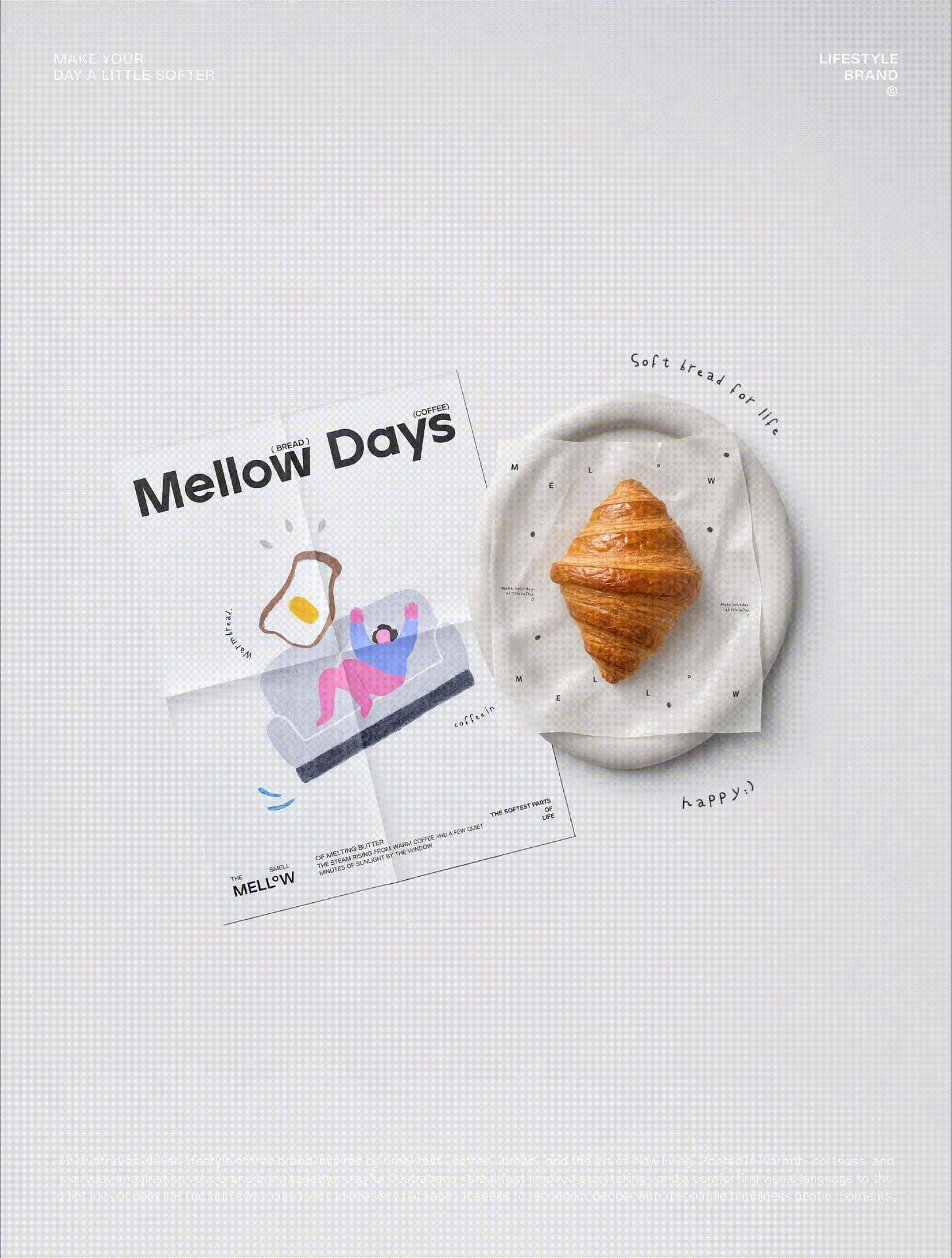 品牌 | 包装 | 咖啡面包 | MELLOW（图ZNDA4MjAyOTQ4） - 品牌 - 站酷设计师粗盐巴拉拉原创素材 - 站酷ZCOOL