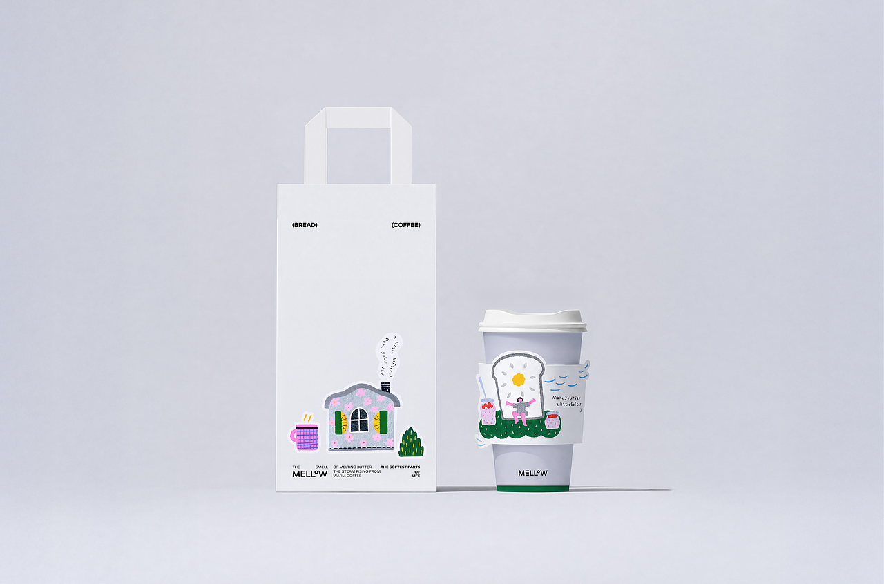 品牌 | 包装 | 咖啡面包 | MELLOW（图ZNDA4MjA1Mzg4） - 品牌 - 站酷设计师粗盐巴拉拉原创素材 - 站酷ZCOOL
