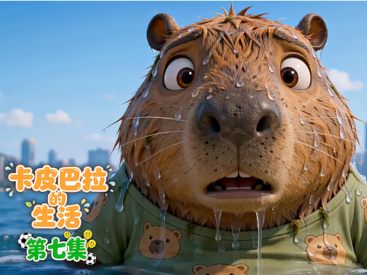 卡皮巴拉的生活 第一季 EP7 儿童节快乐 与 卡皮巨浪
