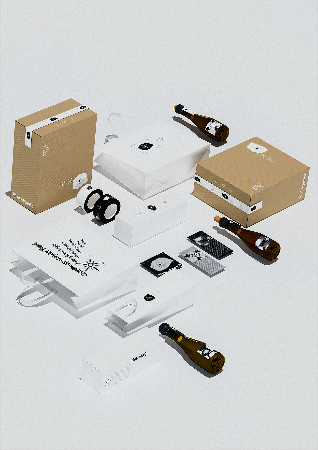 自然酒品牌设计（图ZNDA4MjE1MDY0） - 品牌 - 站酷设计师橘子没酒原创素材 - 站酷ZCOOL